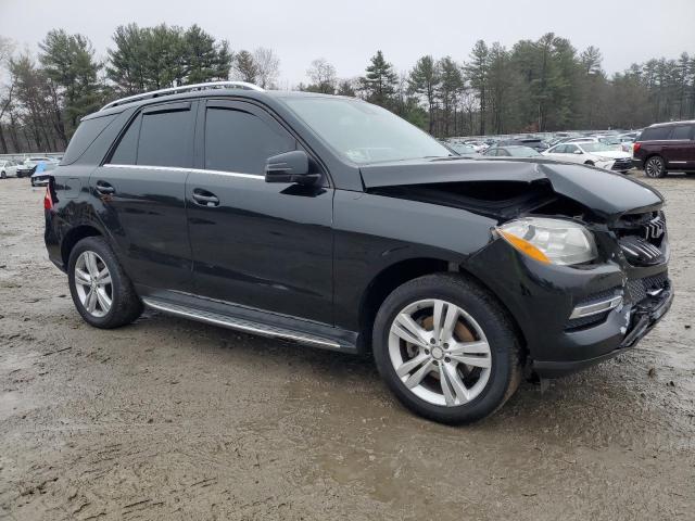 4JGDA5HB4FA477224 - 2015 MERCEDES-BENZ ML 350 4MATIC BLACK photo 4
