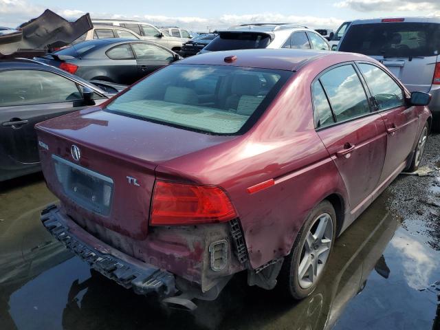 19UUA66274A022377 - 2004 ACURA TL RED photo 3