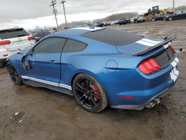 1FA6P8SJ5L5502977 - 2020 FORD MUSTANG SHELBY GT500 BLUE photo 2