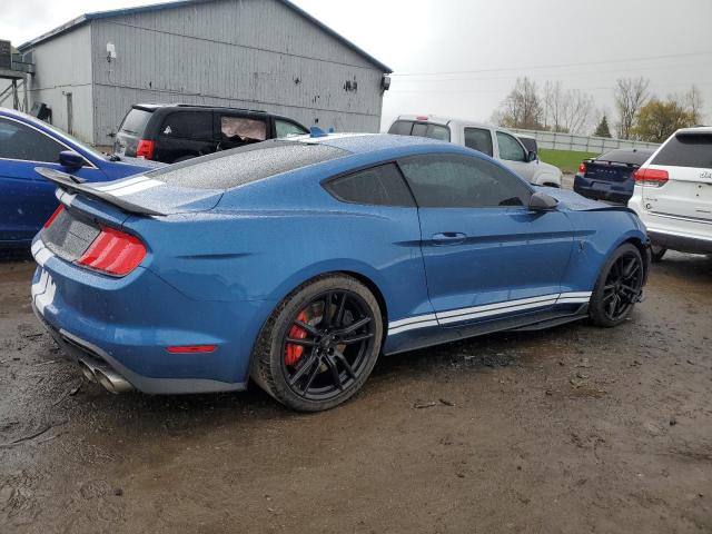 1FA6P8SJ5L5502977 - 2020 FORD MUSTANG SHELBY GT500 BLUE photo 3