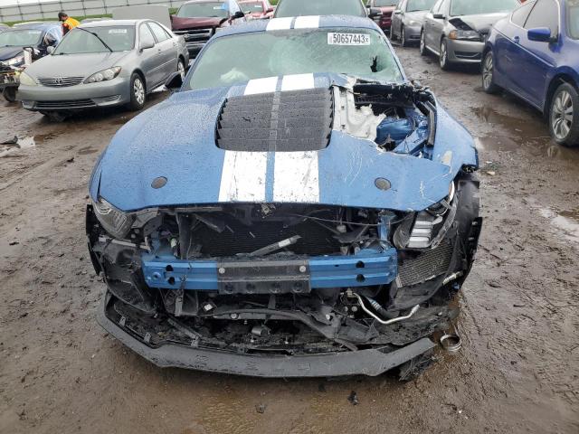 1FA6P8SJ5L5502977 - 2020 FORD MUSTANG SHELBY GT500 BLUE photo 5