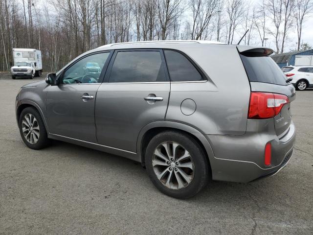 5XYKW4A79FG639474 - 2015 KIA SORENTO SX GRAY photo 2