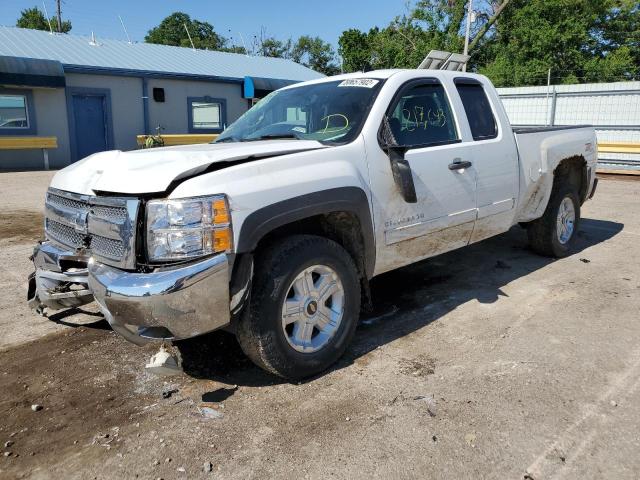 1GCRKSE72CZ288929 - 2012 CHEVROLET silverado K1500 LT WHITE photo 2