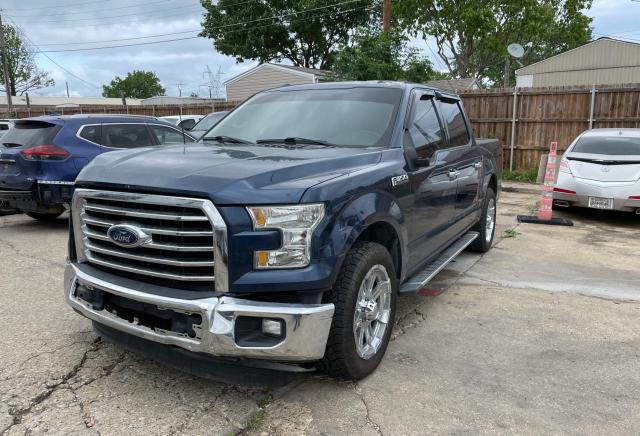 1FTEW1CF1FKD54679 - 2015 FORD F150 SUPERCREW BLUE photo 2