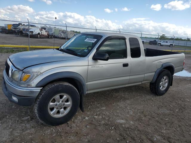 5TEWM72N44Z367795 - 2004 TOYOTA TACOMA XTRACAB SILVER photo 1