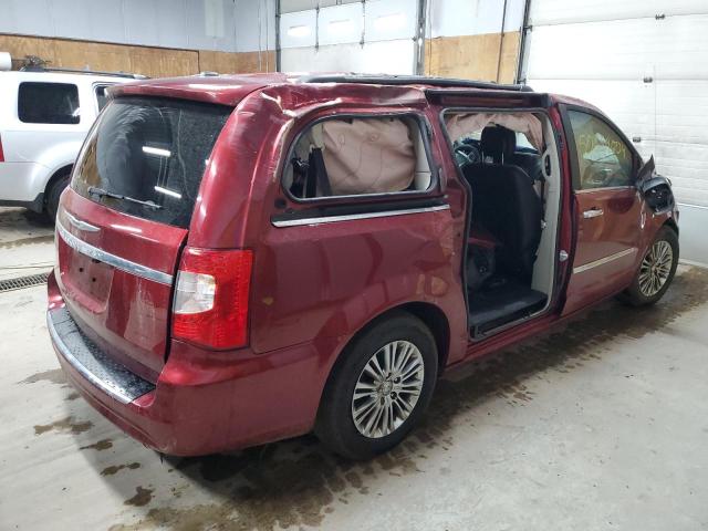 2C4RC1CG2DR559655 - 2013 CHRYSLER TOWN & COU TOURING L MAROON photo 3