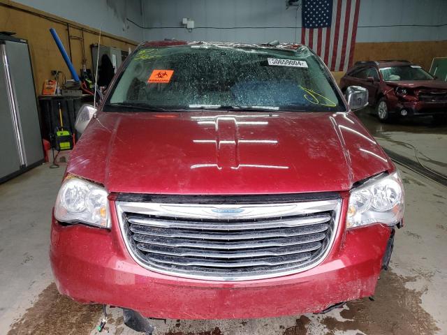 2C4RC1CG2DR559655 - 2013 CHRYSLER TOWN & COU TOURING L MAROON photo 5