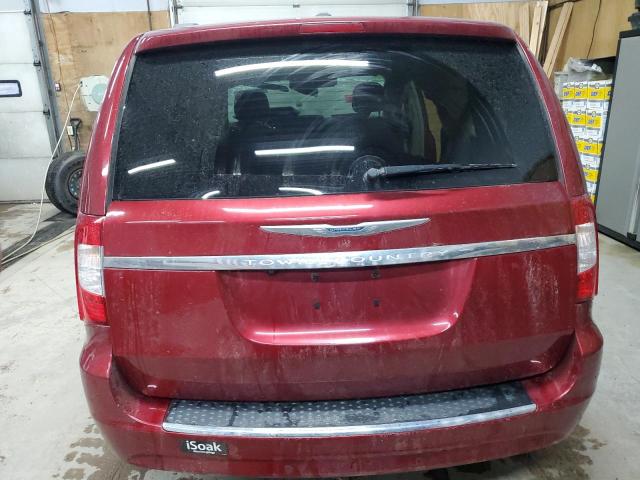 2C4RC1CG2DR559655 - 2013 CHRYSLER TOWN & COU TOURING L MAROON photo 6