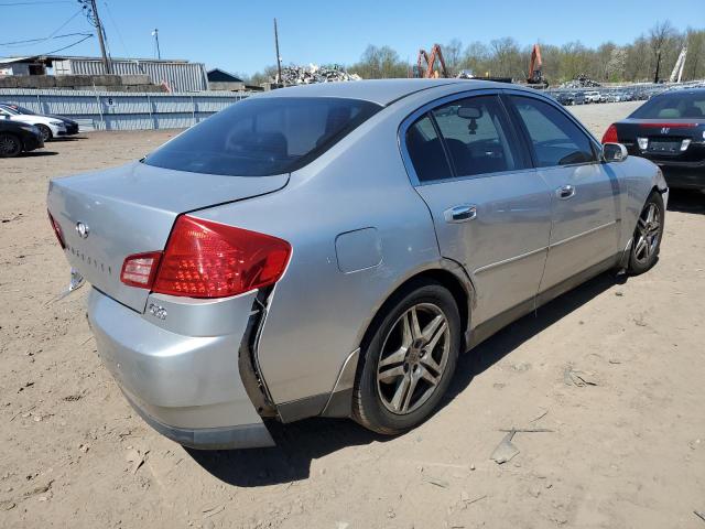 JNKCV51E24M608492 - 2004 INFINITI G35 SILVER photo 3