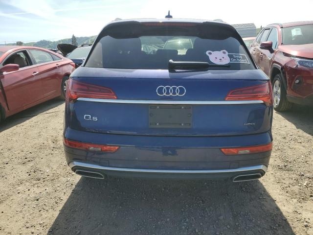 WA1EAAFY9N2008349 - 2022 AUDI Q5 PREMIUM PLUS 45 BLUE photo 6