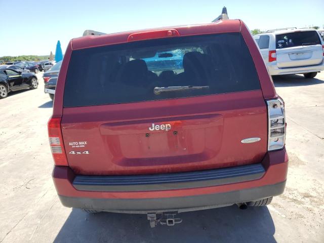 1C4NJRFB8DD253663 - 2013 JEEP PATRIOT LATITUDE RED photo 6