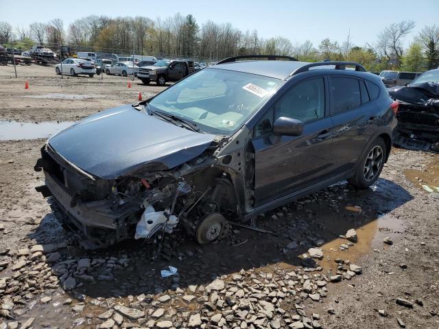 JF2GTABC9JH254393 - 2018 SUBARU CROSSTREK PREMIUM GRAY photo 1