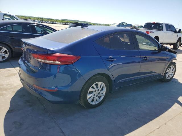 5NPD74LF8HH181576 - 2017 HYUNDAI ELANTRA SE BLUE photo 3