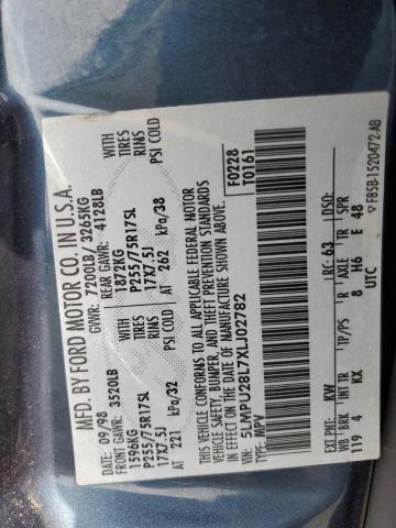 5LMPU28L7XLJ02782 - 1999 LINCOLN NAVIGATOR ლურჯი ფოტო 13