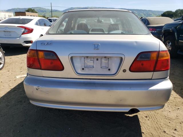 2HGEJ6611YH570278 - 2000 HONDA CIVIC BASE SILVER photo 6