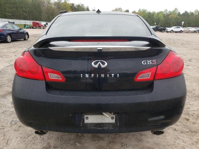 JNKBV61E87M720994 - 2007 INFINITI G35 BLACK photo 6