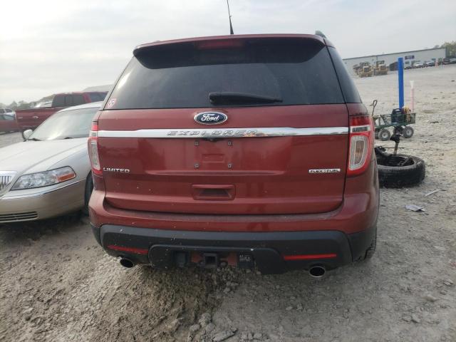 1FM5K7F89EGA48824 - 2014 FORD EXPLORER LIMITED BURGUNDY photo 6