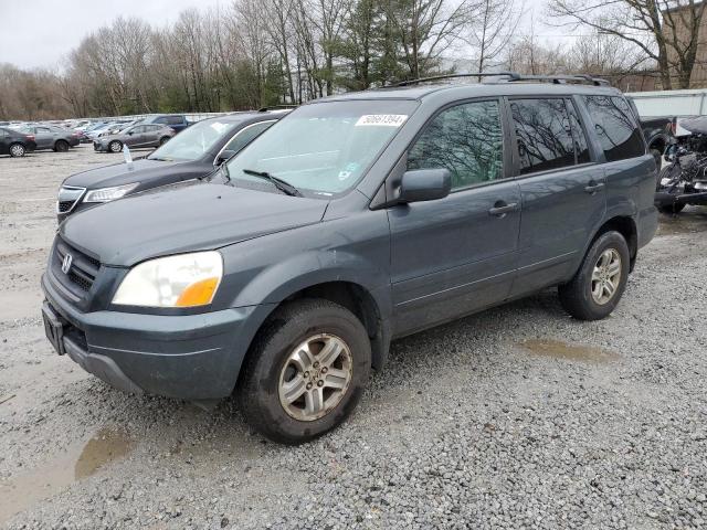 2HKYF18565H535108 - 2005 HONDA PILOT EXL TEAL photo 1