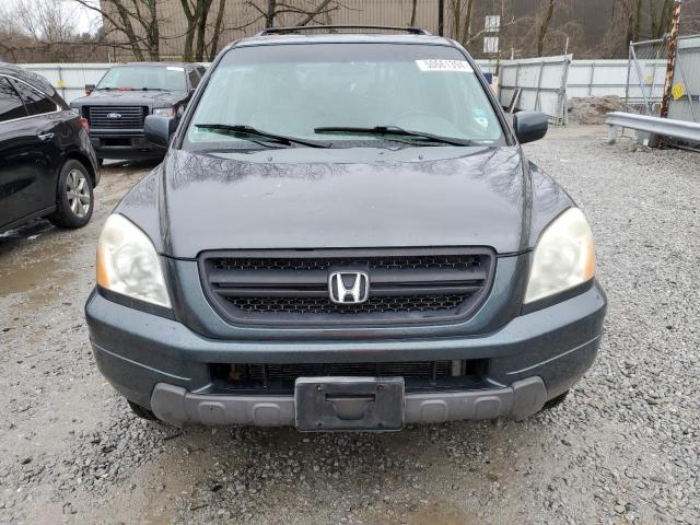 2HKYF18565H535108 - 2005 HONDA PILOT EXL TEAL photo 5