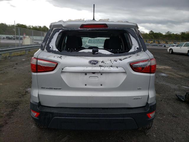 MAJ6P1UL8JC185677 - 2018 FORD ECOSPORT SE SILVER photo 6