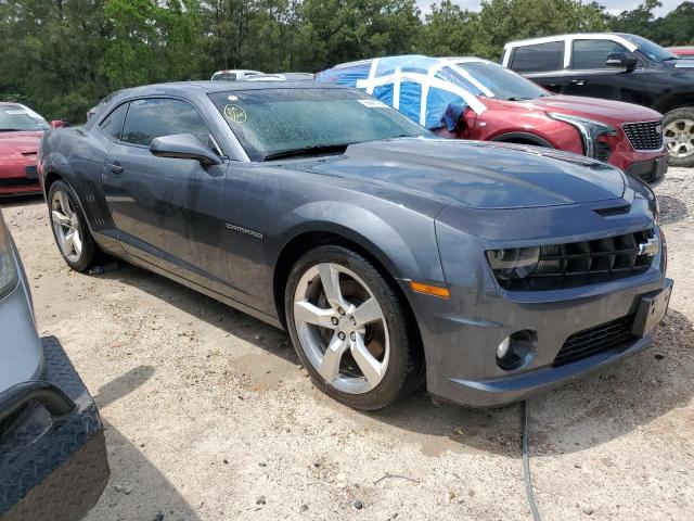 2G1FJ1EJ0A9181258 - 2010 CHEVROLET CAMARO SS GRAY photo 4