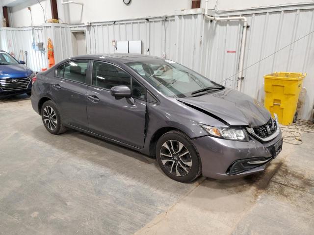 19XFB2F80FE030709 - 2015 HONDA CIVIC EX GRAY photo 4