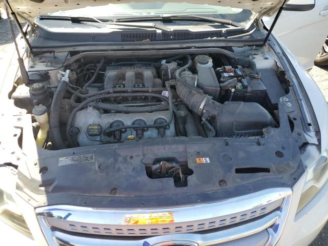 1FAHP2HWXAG105985 - 2010 FORD TAURUS SEL WHITE photo 11