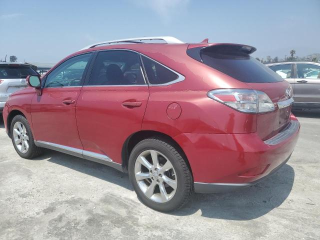 2T2ZK1BA9BC061834 - 2011 LEXUS RX 350 RED photo 2