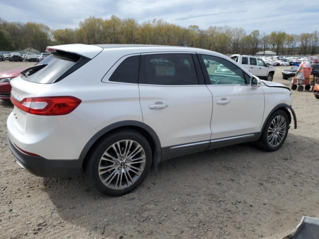 2LMTJ6LR9GBL31899 - 2016 LINCOLN MKX RESERVE 白色 照片 3
