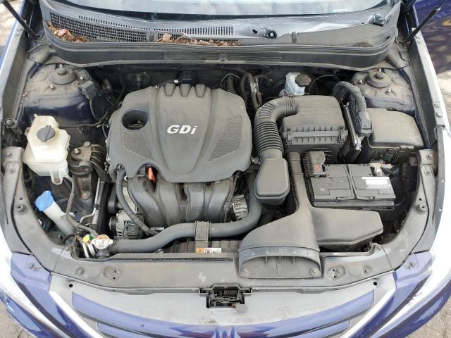 5NPEB4AC4EH862728 - 2014 HYUNDAI SONATA GLS BLUE photo 11