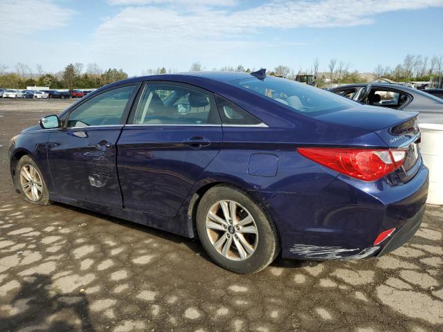 5NPEB4AC4EH862728 - 2014 HYUNDAI SONATA GLS BLUE photo 2