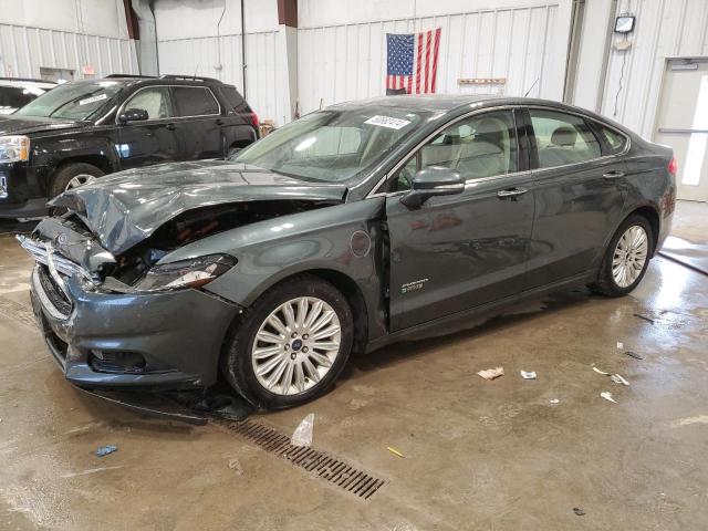 3FA6P0PU4GR192330 - 2016 FORD FUSION SE PHEV GRAY photo 1