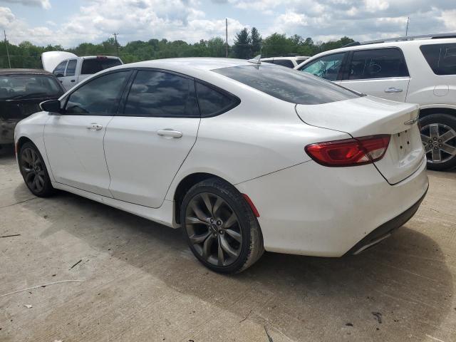 1C3CCCBG0FN686623 - 2015 CHRYSLER 200 S WHITE photo 2