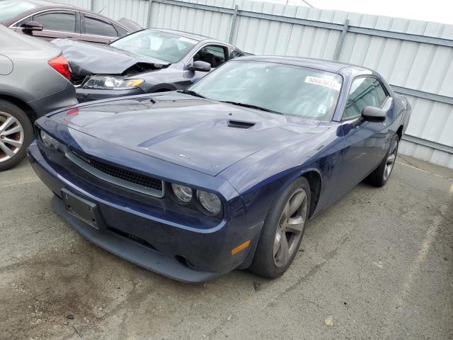 2C3CDYAG3EH247211 - 2014 DODGE CHALLENGER SXT BLUE photo 1