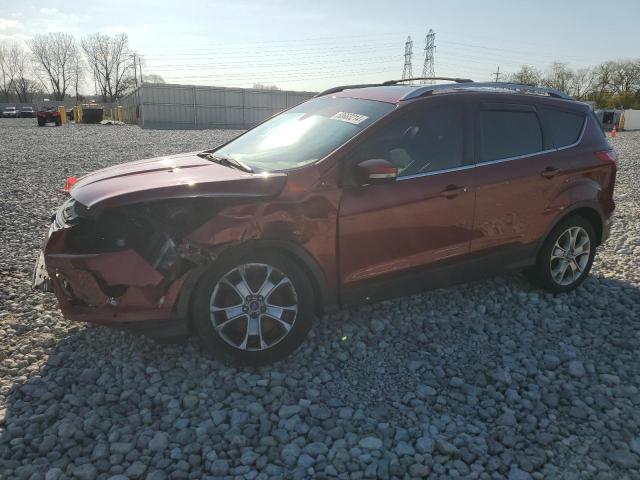 1FMCU9J94EUE36316 - 2014 FORD ESCAPE TITANIUM BURGUNDY photo 1