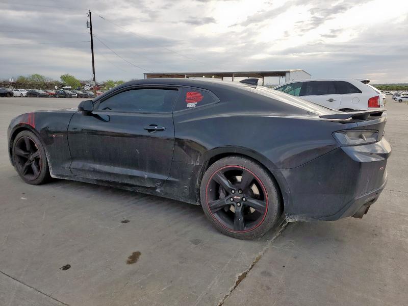 1G1FG1R70J0184121 - 2018 CHEVROLET CAMARO SS BLACK photo 2