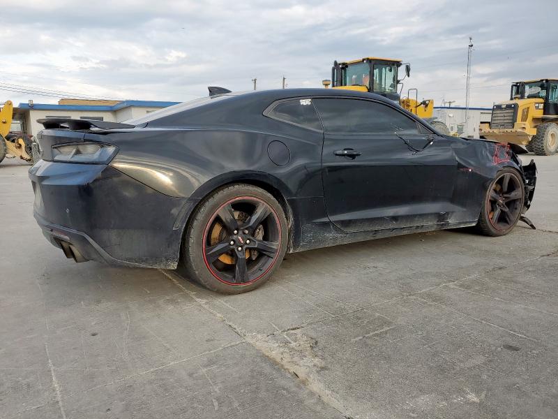1G1FG1R70J0184121 - 2018 CHEVROLET CAMARO SS BLACK photo 3
