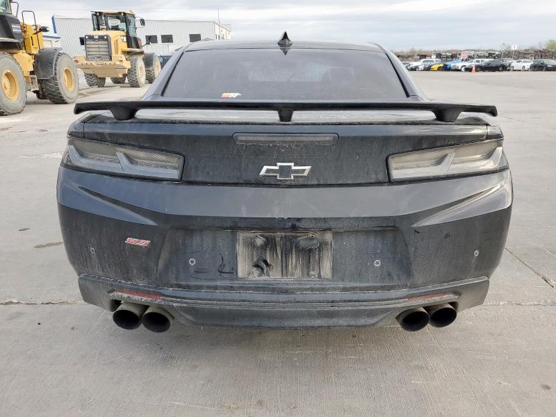 1G1FG1R70J0184121 - 2018 CHEVROLET CAMARO SS BLACK photo 6