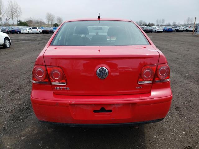 3VWTK49M19M636180 - 2009 VOLKSWAGEN CITY JETTA RED photo 6