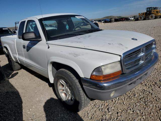 1D7HL42N13S155312 - 2003 DODGE DAKOTA SLT WHITE photo 4