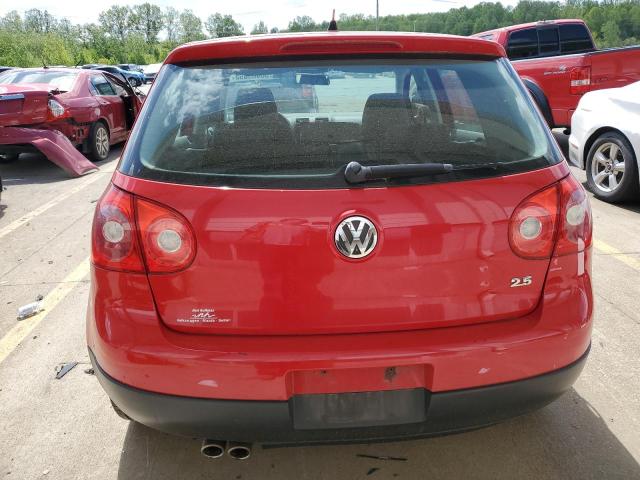 WVWDA71K48W201562 - 2008 VOLKSWAGEN RABBIT RED photo 6