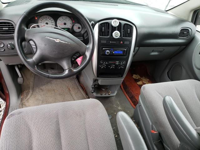 2A4GP54L87R160732 - 2007 CHRYSLER TOWN & COU TOURING RED photo 8