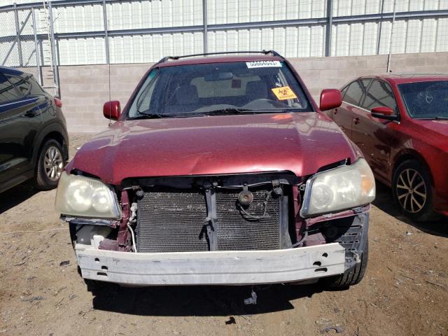 JTEEP21A570205453 - 2007 TOYOTA HIGHLANDER SPORT BURGUNDY photo 5