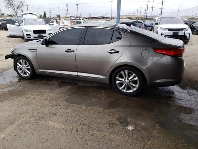 5XXGN4A73DG186429 - 2013 KIA OPTIMA EX GRAY photo 2