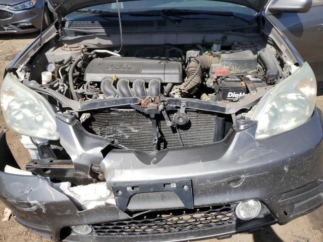 2T1KR32E64C202765 - 2004 TOYOTA COROLLA MA XR GRAY photo 12