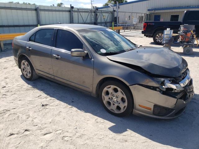 3FAHP0HA4BR284303 - 2011 FORD FUSION SE GRAY photo 4