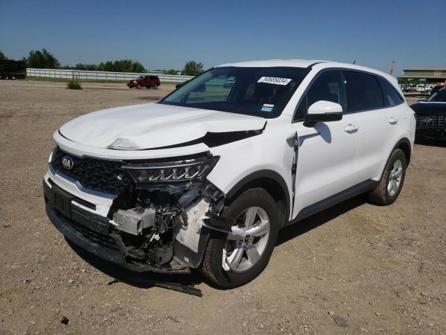 5XYRG4LC7MG068375 - 2021 KIA SORENTO LX WHITE photo 1