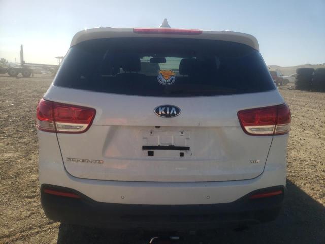 5XYPGDA51HG288564 - 2017 KIA SORENTO LX WHITE photo 6