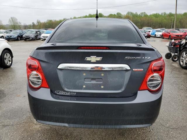 1G1JE5SB8D4107161 - 2013 CHEVROLET SONIC LTZ GRAY photo 6