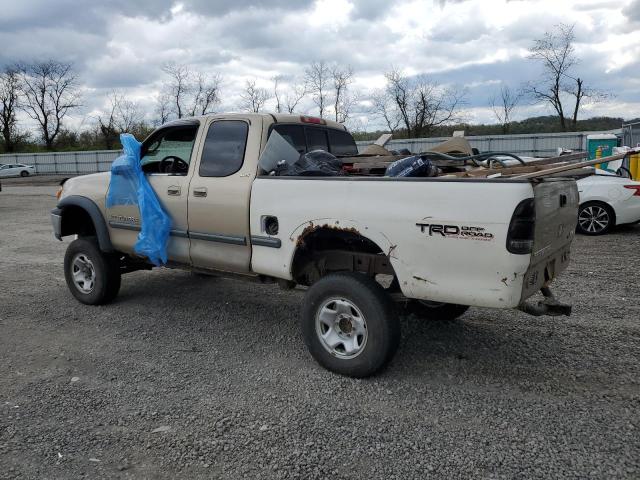 5TBBT441X2S330974 - 2002 TOYOTA TUNDRA ACCESS CAB ოქროსფერი ფოტო 2